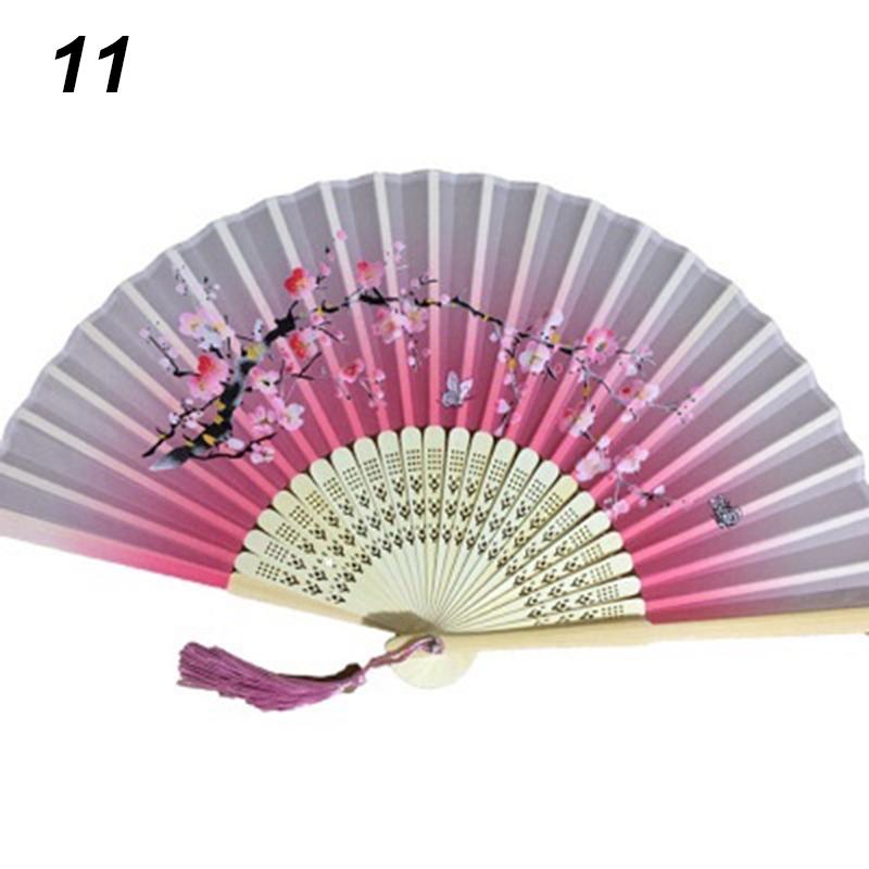 Складной веер Разнообразие вееров Разнообразие картин Китайский веер Японский складной веер Шелковый веер 11